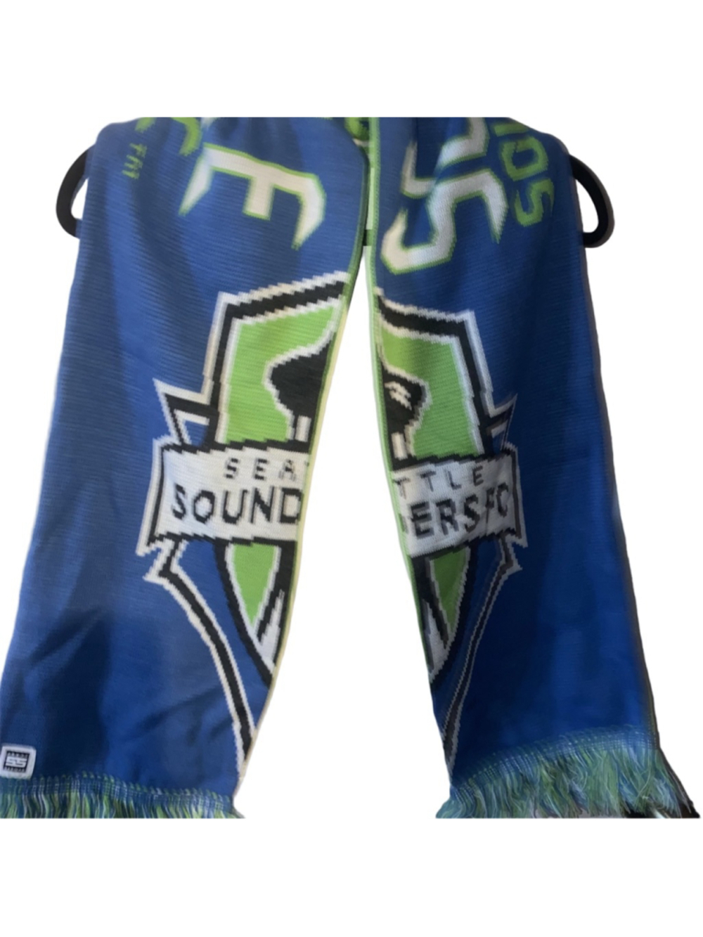 Adidas Seattle Sounders Football Club Blue Green Scarf